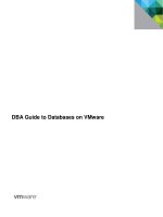 Tài liệu DBA Guide to Databases on VMware pptx