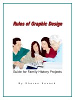 Tài liệu RULES OF GRAPHIC DESIGN GUIDE FOR FAMILY HISTORY PROJECTS ppt