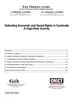 Tài liệu Defending Economic and Social Rights in Cambodia A High-Risk Activity pdf