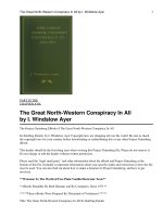Tài liệu The Great North-Western Conspiracy In All Its Startling Details doc