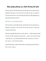 Tài liệu Biện pháp phòng suy dinh dưỡng thể phù potx