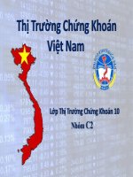 Tài liệu Đề Tài: Thị trường Chứng khoán Việt Nam pdf