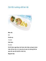 Tài liệu Cá hồi nướng xốt bơ tỏi docx