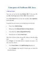 Tài liệu Làm quen với NetBeans IDE Java doc