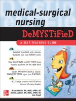 Tài liệu Medical-Surgical Nursing Demystified doc