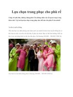 Tài liệu Lựa chọn trang phục cho phù rể docx