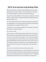 Tài liệu Để IE 10 an toàn hơn trong Desktop Mode ppt