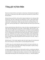 Tài liệu Tăng giá trị bản thân doc