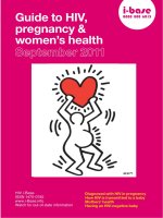 Tài liệu Guide to HIV, pregnancy & women’s health ppt