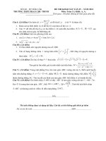 Tài liệu ĐỀ THI THỬ ĐẠI HỌC LẦN IV – NĂM 2013 Môn: Toán; Khối: A, A1 - THPT PHAN CHU TRINH pot