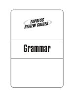 Tài liệu Express Review Guides Grammar ppt