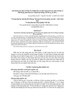 Tài liệu Ảnh hưởng của một số Nhân tố cố định đến các tính trạng sinh sản, sinh trưởng và chất lượng thân thịt của 2 nhóm lợn Móng Cái MC3000 & MC15 docx