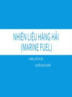 NHIÊN LIỆU HÀNG HẢI  (MARINE FUEL)