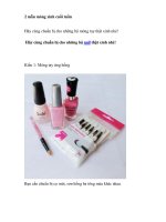 Tài liệu 2 mẫu móng xinh cuối tuần doc