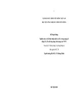 Nghiên cứu cơ chế thoả thuận dịch vụ SLA trong mạng di động 3g, đề xuất ứng dụng trên mạng của VNPT
