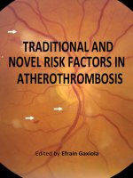 Tài liệu TRADITIONAL AND NOVEL RISK FACTORS IN ATHEROTHROMBOSIS pptx