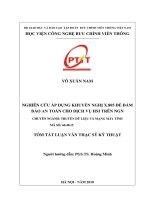 Nghiên cứu áp dụng khuyến nghị x 805 để đảm bảo an toàn cho dịch vụ HSI trên NGN