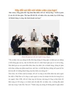 Tài liệu Hãy đối xử tốt với nhân viên của bạn! potx