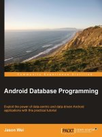 Tài liệu Android Database Programming pdf
