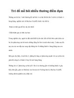 Tài liệu Trẻ đổ mồ hôi nhiều thường điềm đạm potx