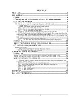 giải  pháp khai thác vốn cho hoạt động sản xuất kinh doanh của công ty cổ phần xây dựng miền tây