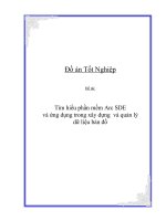 Tìm hiểu phần mềm Arc SDE và ứng dụng trong xây dựng và quản lý dữ liệu bản đồ