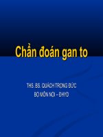 Tài liệu Chẩn đoán gan to docx