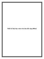 Tài liệu Thiết kế biệt thự vườn trên khu đất rộng 800m2 docx