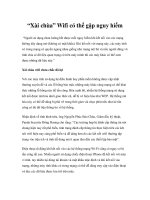 Tài liệu “Xài chùa” Wifi có thể gặp nguy hiểm docx