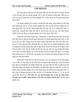 BÁO CÁO THỰC TẬP TỐT NGHIỆP: Mở rộng cho vay doanh nghiệp vừa và nhỏ - GVHD: Miss Thủy