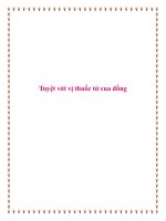 Tài liệu Tuyệt vời vị thuốc từ cua đồng. ppt