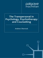 Tài liệu The Transpersonal in Psychology, Psychotherapy and Counselling pptx