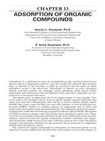 Tài liệu ADSORPTION OF ORGANIC COMPOUNDS doc