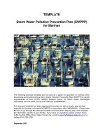 Tài liệu Storm Water Pollution Prevention Plan (SWPPP) for Marinas pptx