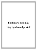 Tài liệu Bookmark mèo máy tặng bạn ham đọc sách pdf