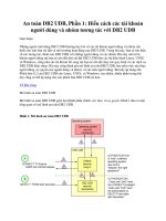 Tài liệu An toàn DB2 UDB, Phần 1: Hiểu cách các tài khoản người dùng và nhóm tương tác với DB2 UDB ppt