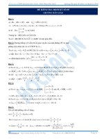 hướng giải đề kiểm tra định kỳ số 5  môn toán