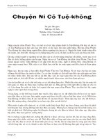 Tài liệu Chuyện Ni Cô Tuệ-không ppt