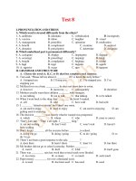Tài liệu University english exam test 8 pdf