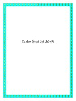 Tài liệu Ca dao đề tài đợi chờ - nguyện ước tình yêu pdf