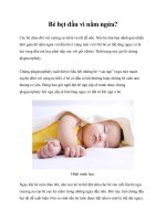 Tài liệu Bé bẹt đầu vì nằm ngửa? pdf