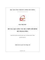 Lọc cộng tác dựa trên mô hình đồ thị hai phía