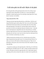 Tài liệu Cuối năm phá rào lãi suất: Bệnh cũ tái phát docx