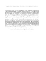 Tài liệu Importing the Law in Post-Communist Transitions The Hungarian Constitutional Court and the Right to Human Dignity pptx