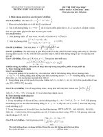 Tài liệu ĐÁP ÁN VÀ ĐỀ THI THỬ ĐẠI HỌC - TRƯỜNG THPT NGUYỄN HUỆ - ĐẮK LẮK - ĐỀ SỐ 128 docx