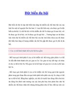 Tài liệu Đột biến đa bội pptx