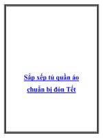 Tài liệu Sắp xếp tủ quần áo chuẩn bị đón Tết pot