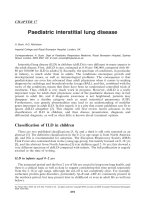 Tài liệu Paediatric interstitial lung disease doc