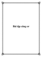 Tài liệu Bài tập căng cơ doc