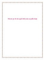 Tài liệu Món ăn cực tốt cho người thiếu máu sau phẫu thuật. ppt